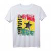 Ghana Flagge T-Shirt für Damen, Herren und Kinder – Klassisch geschnitten, doppelt genähter Saum, perfekter Ausdruck für ghanaischen Stolz