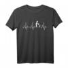 Herzschlag EKG Gärtner Garten Blumen Pflanzen Gießen T-Shirt - Lustiges Geschenk für Gartenfreunde, Party & besondere Anlässe