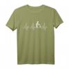 Herzschlag EKG Gärtner Garten Blumen Pflanzen Gießen T-Shirt - Lustiges Geschenk für Gartenfreunde, Party & besondere Anlässe