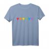 Regenbogen Herz LGBTQ CSD Gay Pride T-Shirt – Unterstütze Gleichberechtigung & Pride Month mit buntem Supporter Outfit