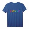 Regenbogen Herz LGBTQ CSD Gay Pride T-Shirt – Unterstütze Gleichberechtigung & Pride Month mit buntem Supporter Outfit