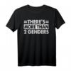Es gibt mehr als 2 Geschlechter – Bewusstsein – Stolz Monat T-Shirt für LGBTQ+ Support & Vielfalt