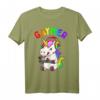 HapPanda Einhorn T-Shirt – LGBTQ+ Pride, Liebe, Gleichheit, Gaming & Social Justice Geschenk für Freunde und Verbündete