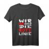 Wir Sind Die Rote Linie! Unisex Protest T-Shirt für Freiheit, Selbstbestimmung und gesellschaftlichen Wandel