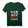 Wir Sind Die Rote Linie! Unisex Protest T-Shirt für Freiheit, Selbstbestimmung und gesellschaftlichen Wandel