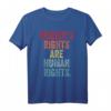 Women's Rights Are Human Rights Protest T-Shirt - Feministische Mode für Aktivistinnen und Unterstützerinnen