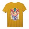 Kawaii Pastel Goth Creepy Baphomet Bubble Tea T-Shirt - Vaporwave & Menhera Aesthetic for Boba & Harajuku Fans
