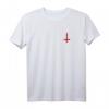 Umgedrehtes Kreuz Satan Luzifer Dämon Fun T-Shirt - Dezentes Gothic-Design für Metal- und Okkultismus-Fans