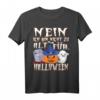 Lustiges Halloween Kostüm Geist mit Grabstein & Kürbis Spruch T-Shirt – Perfekt für Partys, Geschenke & Süßes oder Saures