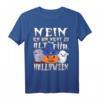 Lustiges Halloween Kostüm Geist mit Grabstein & Kürbis Spruch T-Shirt – Perfekt für Partys, Geschenke & Süßes oder Saures