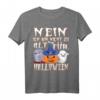 Lustiges Halloween Kostüm Geist mit Grabstein & Kürbis Spruch T-Shirt – Perfekt für Partys, Geschenke & Süßes oder Saures