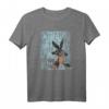 HapPanda Bugs Bunny Graffiti Rabbit T-Shirt - Offiziell Lizenzierte Warner Bros. Cartoon Bekleidung für Fans & Sammler