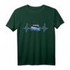 Boot EKG Kapitän Geschenk für Männer - Sportboot Fun Sprüche T-Shirt für Bootsbesitzer, Kapitäne & Matrosen zum Geburtstags- oder Vatertagsgeschenk