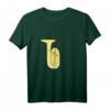 Tuba One-Line Musiker Design T-Shirt – Perfektes Geschenk für Tubisten und Blas-Orchester Mitglieder