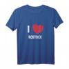 I Love Rostock - HapPanda T-Shirt für Rostock-Fans, Einwohner & Reisebegeisterte