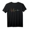 Herzschlag Herzfrequenz Herzlinie Paddelboot Kajak T-Shirt – Perfektes Geschenk für Kanufahrer, Kajakfahrer & Wassersportliebhaber