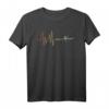 Herzschlag Herzfrequenz Herzlinie Paddelboot Kajak T-Shirt – Perfektes Geschenk für Kanufahrer, Kajakfahrer & Wassersportliebhaber