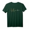 Herzschlag Herzfrequenz Herzlinie Paddelboot Kajak T-Shirt – Perfektes Geschenk für Kanufahrer, Kajakfahrer & Wassersportliebhaber