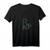 Single Line Design Hundebesitzer Herrchen Frauchen T-Shirt – Geschenkidee für Hunde Fans, Züchter & Gassi gehen, perfekt zu Weihnachten & Geburtstag