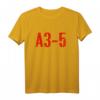 Tschernobyl AZ-5 Stop Knopf T-Shirt in Kyrillisch – Erinnerung an die Atomkatastrophe 1986, perfekt für Extremreisende und Geschichtsbegeisterte