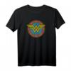 HapPanda Vintage Emblem T-Shirt – Offiziell lizenzierte DC Comics Kleidung für Fans & Geburtstagsfeiern