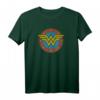 HapPanda Vintage Emblem T-Shirt – Offiziell lizenzierte DC Comics Kleidung für Fans & Geburtstagsfeiern