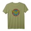 HapPanda Vintage Emblem T-Shirt – Offiziell lizenzierte DC Comics Kleidung für Fans & Geburtstagsfeiern