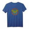 HapPanda Vintage Emblem T-Shirt – Offiziell lizenzierte DC Comics Kleidung für Fans & Geburtstagsfeiern