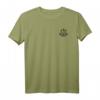 IDF Israel Verteidigungskräfte Emblem T-Shirt – Klassisch geschnitten, doppelt genähter Saum, schwarzes Design