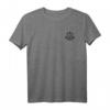 IDF Israel Verteidigungskräfte Emblem T-Shirt – Klassisch geschnitten, doppelt genähter Saum, schwarzes Design