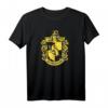 Harry Potter Hufflepuff Crest T-Shirt - Offiziell lizenzierte Fanbekleidung für Erwachsene, Kinder & Damen