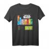 The Periodic Table of Star Wars T-Shirt - Offizielles Merchandise für Fans, Science und Weltraum Begeisterte