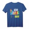 The Periodic Table of Star Wars T-Shirt - Offizielles Merchandise für Fans, Science und Weltraum Begeisterte