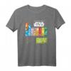 The Periodic Table of Star Wars T-Shirt - Offizielles Merchandise für Fans, Science und Weltraum Begeisterte