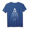 Monty Python Offizielles Bright Side Eye Test T-Shirt - Satire Comedy Humor Lizenziertes Merchandise