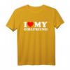 Ich Liebe Meine Freundin Herz T-Shirt - Perfektes Geschenk für Valentinstag, Geburtstag & Jubiläum für Paare