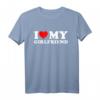 Ich Liebe Meine Freundin Herz T-Shirt - Perfektes Geschenk für Valentinstag, Geburtstag & Jubiläum für Paare