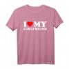 Ich Liebe Meine Freundin Herz T-Shirt - Perfektes Geschenk für Valentinstag, Geburtstag & Jubiläum für Paare
