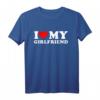 Ich Liebe Meine Freundin Herz T-Shirt - Perfektes Geschenk für Valentinstag, Geburtstag & Jubiläum für Paare