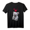Shirt mit Malteser Hund und Herz - Lustiges Hundemotiv T-Shirt für Hundeliebhaber, Hundemamas & Papas, perfekt zum Gassi gehen