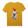Shirt mit Malteser Hund und Herz - Lustiges Hundemotiv T-Shirt für Hundeliebhaber, Hundemamas & Papas, perfekt zum Gassi gehen