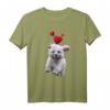 Shirt mit Malteser Hund und Herz - Lustiges Hundemotiv T-Shirt für Hundeliebhaber, Hundemamas & Papas, perfekt zum Gassi gehen