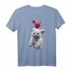 Shirt mit Malteser Hund und Herz - Lustiges Hundemotiv T-Shirt für Hundeliebhaber, Hundemamas & Papas, perfekt zum Gassi gehen