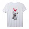 Shirt mit Malteser Hund und Herz - Lustiges Hundemotiv T-Shirt für Hundeliebhaber, Hundemamas & Papas, perfekt zum Gassi gehen