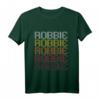 Robbie Retro Wordmark Pattern - Vintage Style T-Shirt aus Ann Arbor mit Retro Farb- und Schriftgestaltung