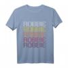 Robbie Retro Wordmark Pattern - Vintage Style T-Shirt aus Ann Arbor mit Retro Farb- und Schriftgestaltung