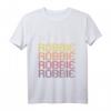 Robbie Retro Wordmark Pattern - Vintage Style T-Shirt aus Ann Arbor mit Retro Farb- und Schriftgestaltung