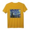 Sternenklare Nacht von Vincent van Gogh - Berühmtes Kunstwerk T-Shirt für Kunstliebhaber, Studenten & Lehrer