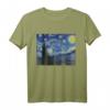 Sternenklare Nacht von Vincent van Gogh - Berühmtes Kunstwerk T-Shirt für Kunstliebhaber, Studenten & Lehrer