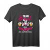 Team Braut Frauen JGA T-Shirt mit Spruch - Lustiges Polterabend Outfit für Junggesellinnenabschied & Hochzeitsparty